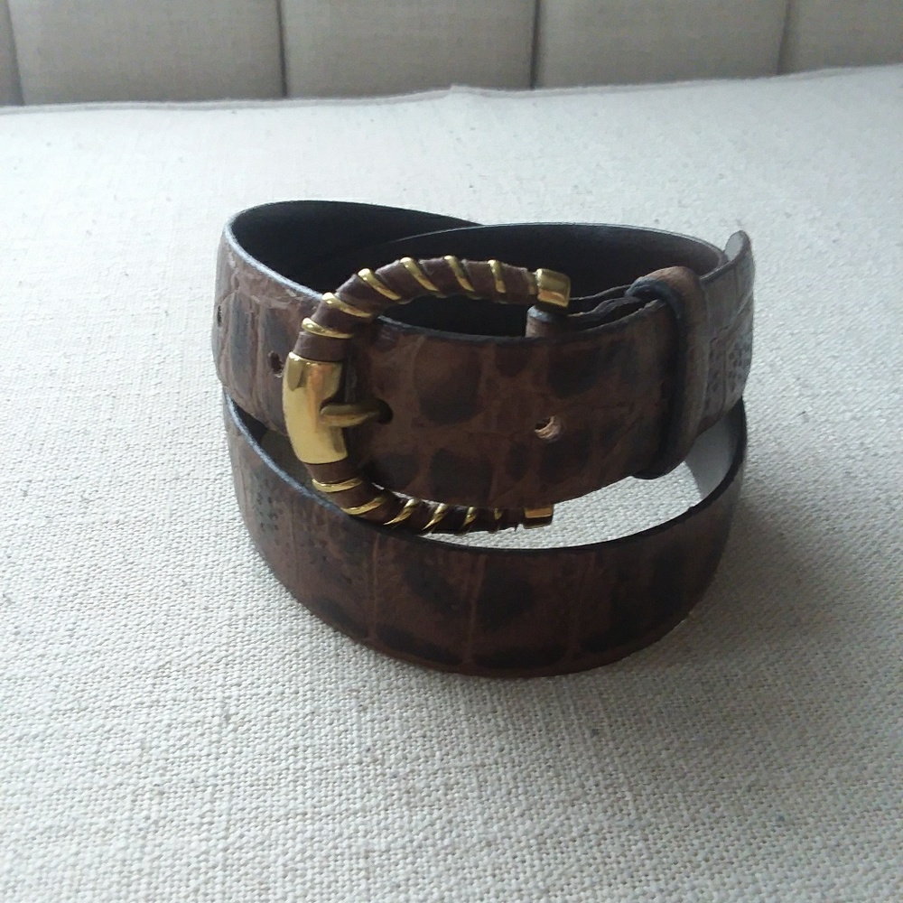 Vintage Cipriani alligator leather belt